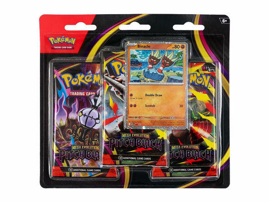 Pokemon Mega Evolution: Pitch Black 3-Pack Blister (Presell)