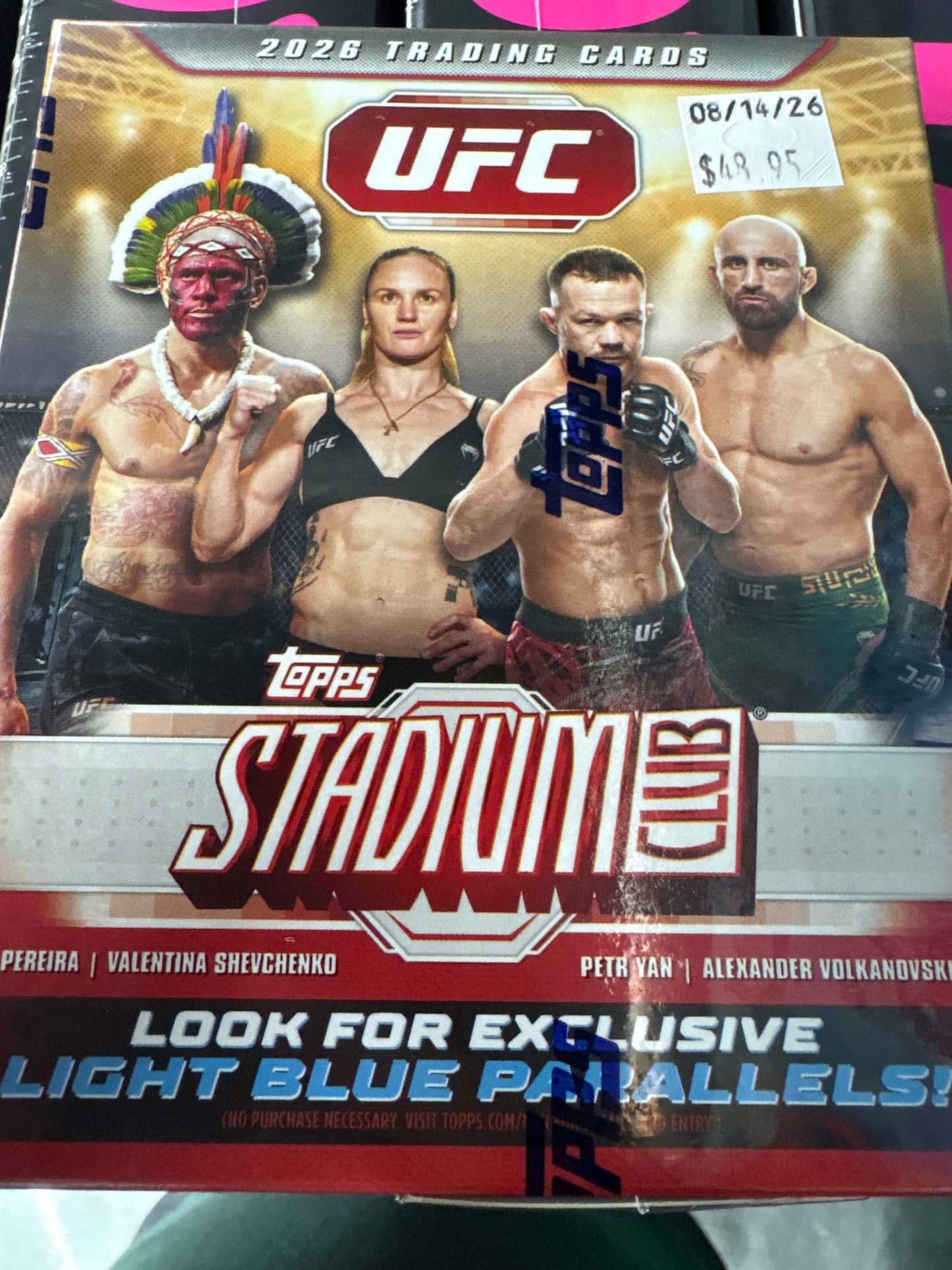 UFC TOPPS stadium club 2026 mega