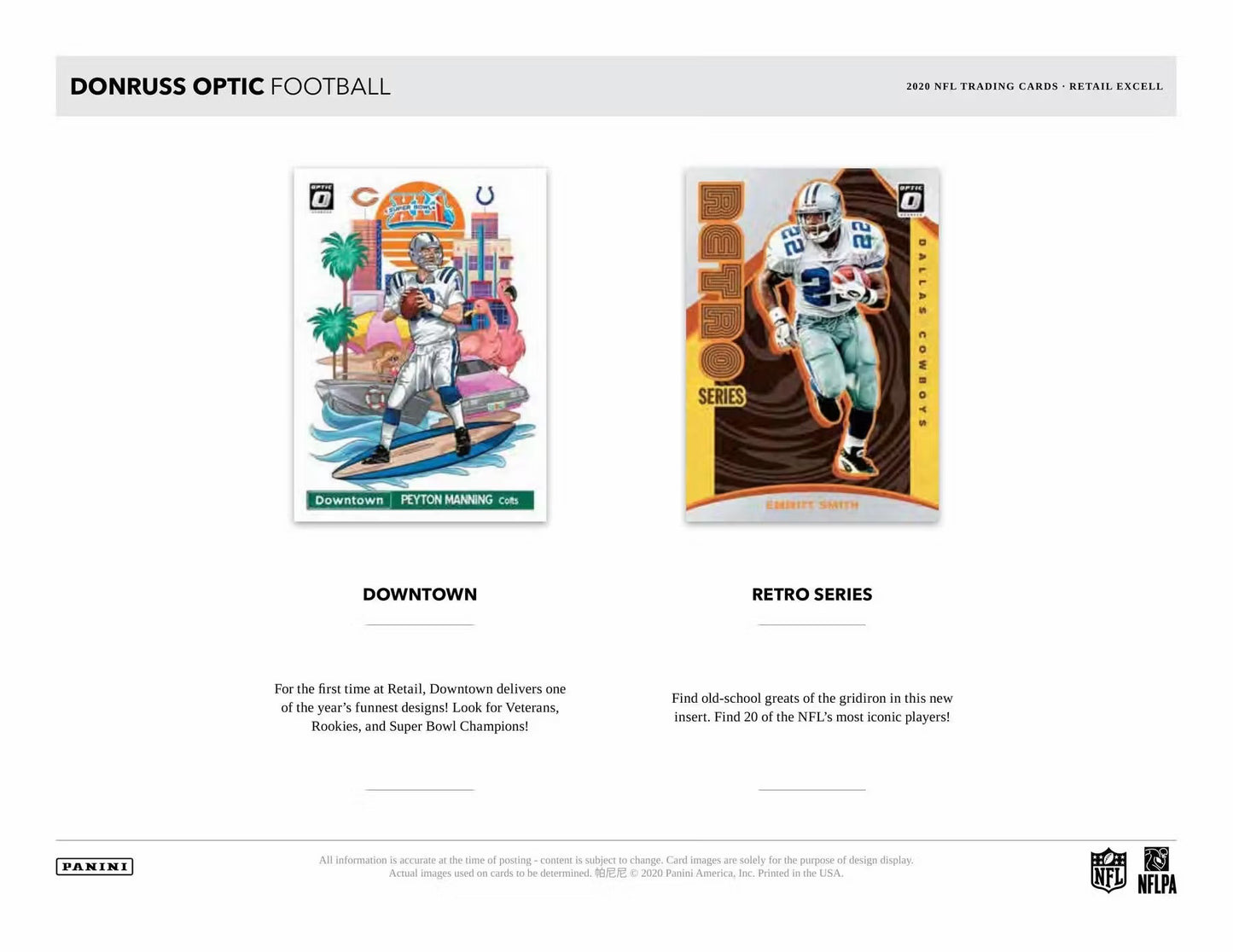 2020 Panini Donruss Optic Football Mega Box (Blue Hyper Parallels)