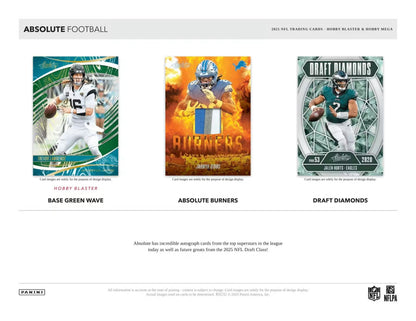 2025 Panini Absolute Football Blaster Hobby Box (Purple Parallels)