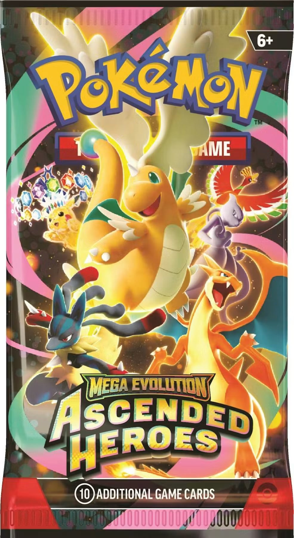 Pokémon Tcg: Mega Evolution- Ascended Heroes Booster Pack (10 Cards)