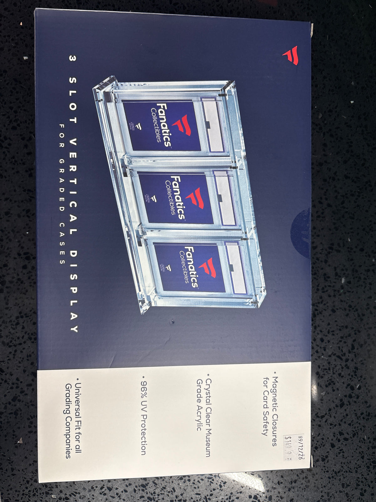 3 Slot Vertical Display For Graded Cards Fanatics