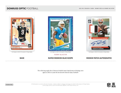 2025 Panini Donruss Optic Football Mega Hobby Box
