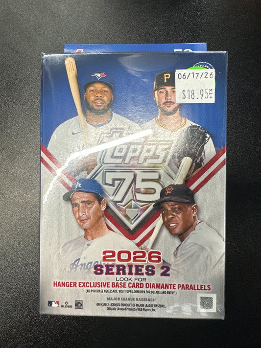 Topps 75 2026 Series 2 hanger box