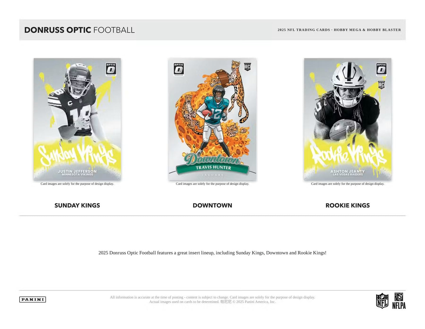 2025 Panini Donruss Optic Football Mega Hobby Box