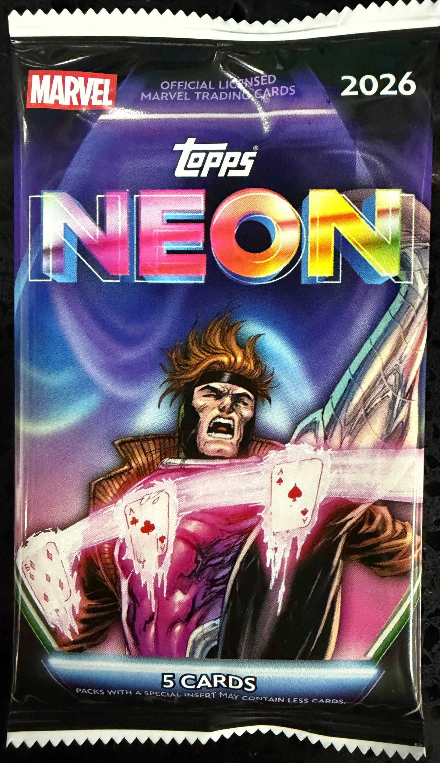 2026 Topps Marvel Neon Blaster Pack
