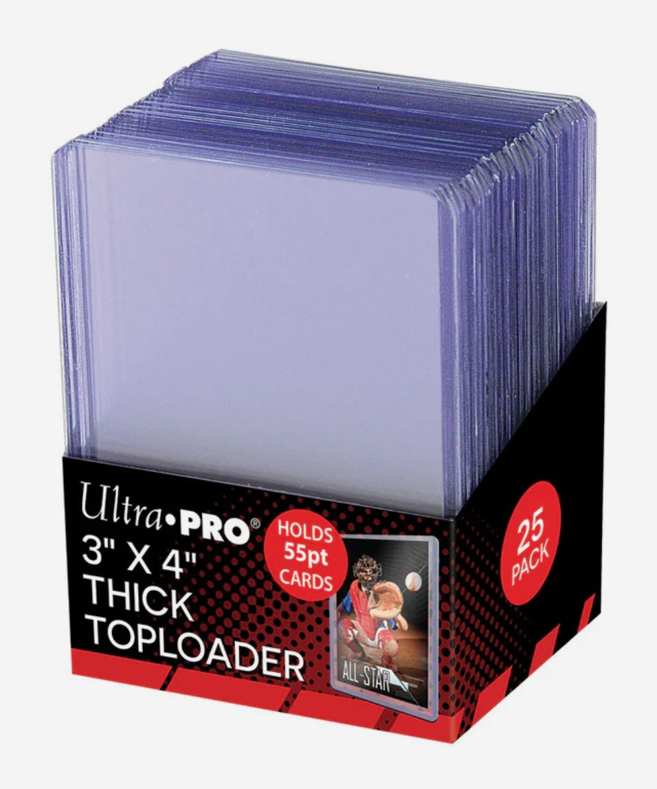 Ultra•Pro 3" x 4" Clear Action Packed 55PT TOPLOADER® Sleeves (25ct)