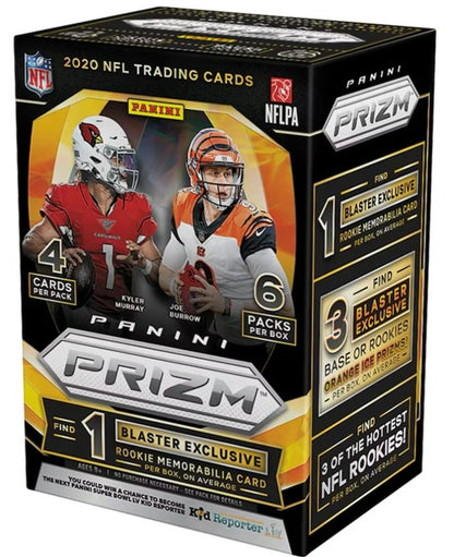 2020 Panini Prizm Football Blaster Box (Orange Ice Prizms) (Fanatics)