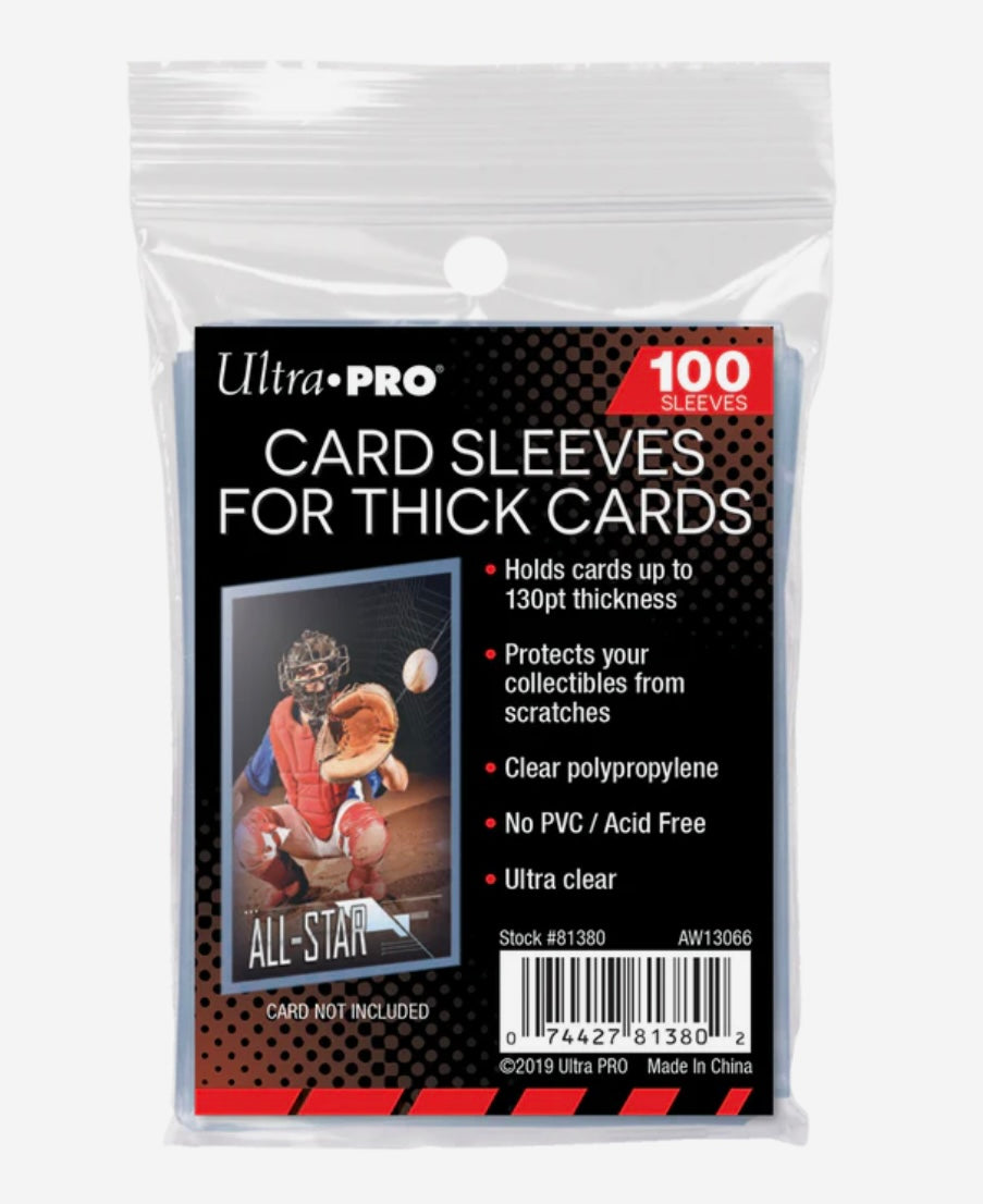 Ultra•Pro 130PT Thick Card Sleeves for Standard Size Cards