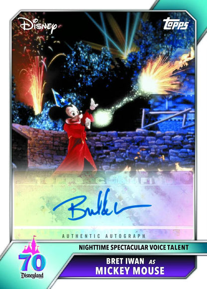 2025 Topps Disneyland 70th Anniversary 7-Pack Blaster Box