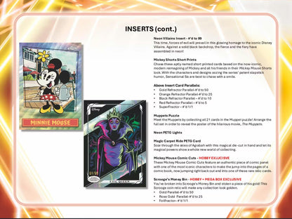 2026 Topps Disney Neon Mega Box