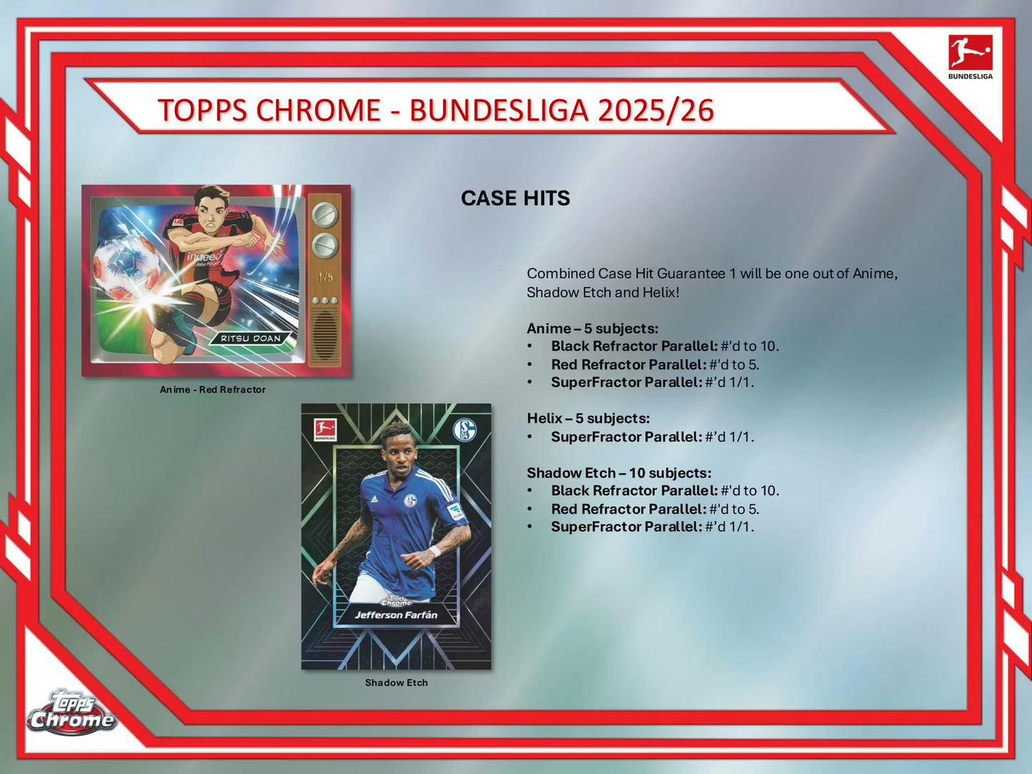 2025/26 Topps Chrome Bundesliga Soccer Hobby Box