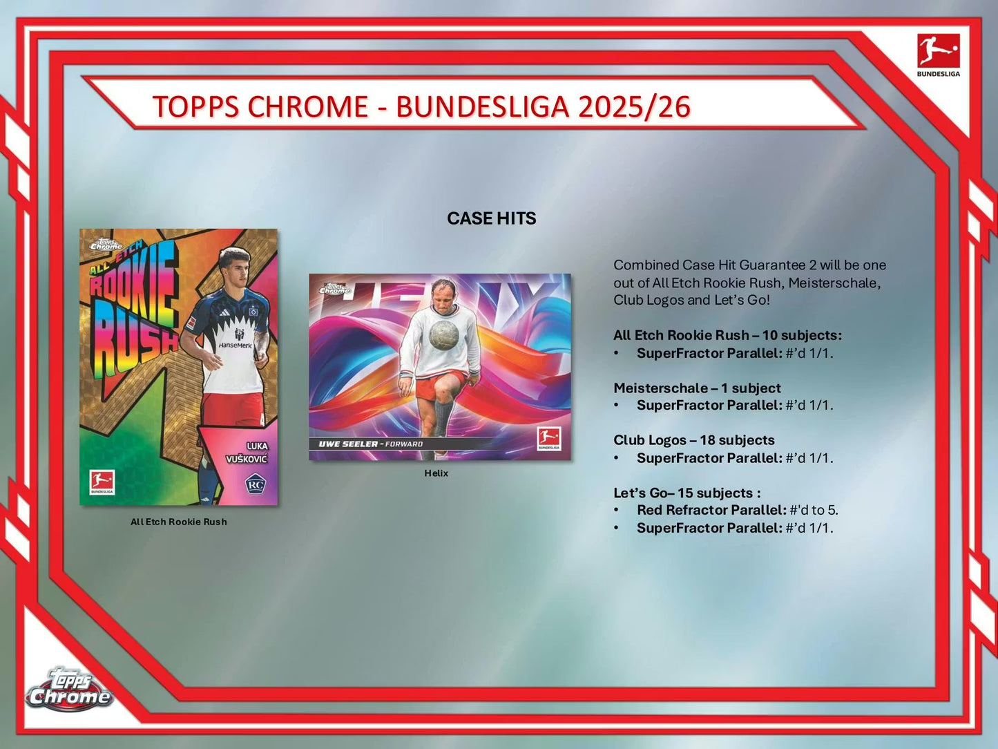 2025/26 Topps Chrome Bundesliga Soccer Hobby Box