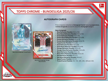 2025/26 Topps Chrome Bundesliga Soccer Hobby Box