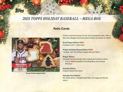 2025 Topps Holiday Baseball Mega Box