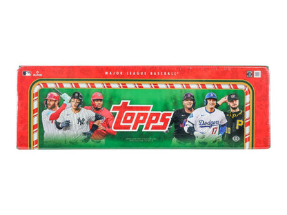 2025 Topps Holiday Baseball Tin Box (3 Ct.)