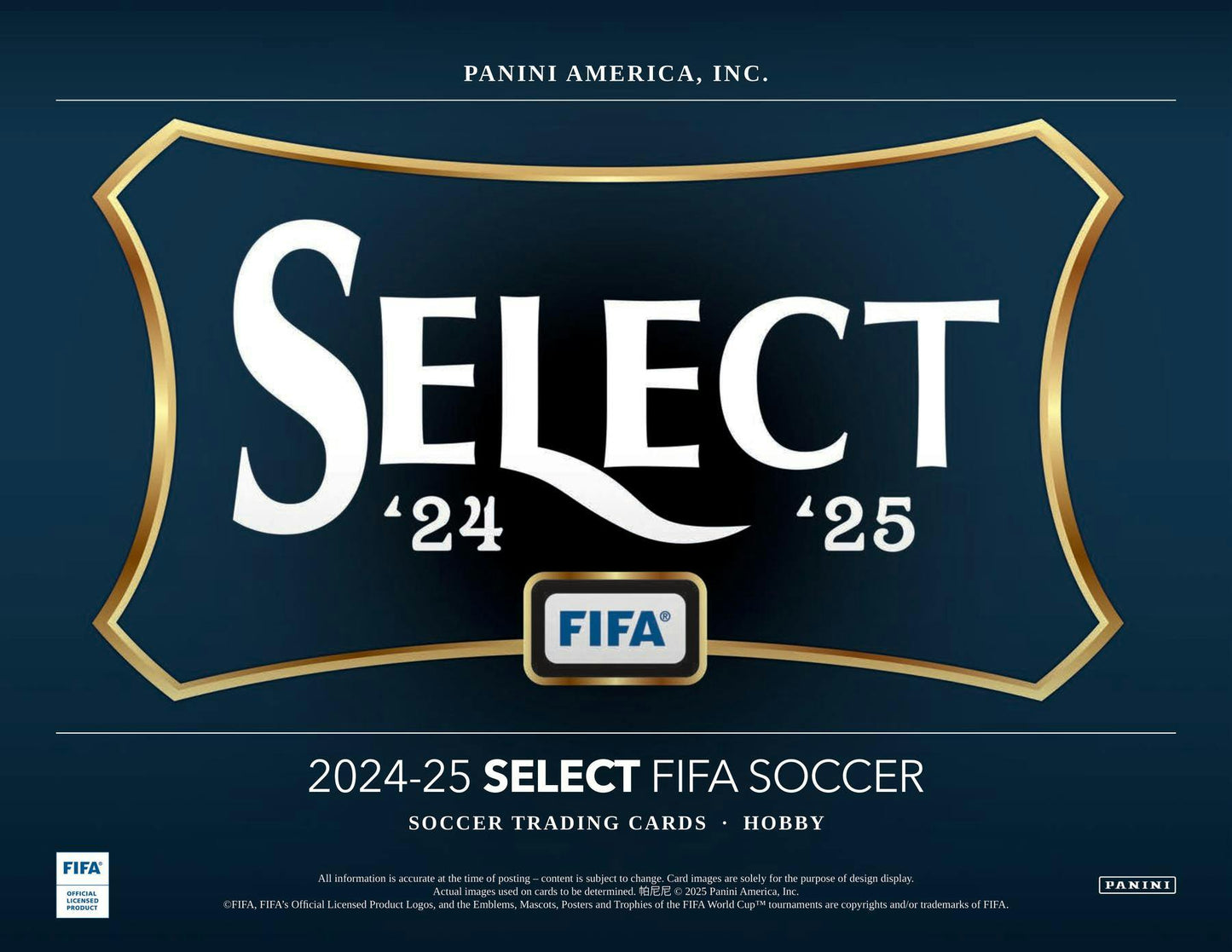 2024/25 Panini Select FIFA Soccer Hobby Box