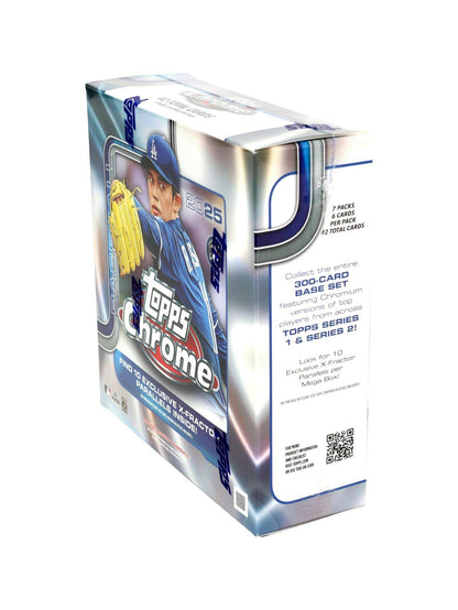 2025 Topps Chrome Baseball Mega 20-Box Case