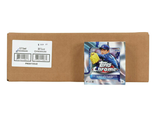 2025 Topps Chrome Baseball Mega 20-Box Case