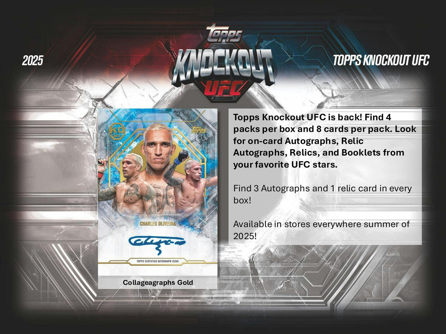 2025 Topps Knockout UFC Hobby Box (Preorder)