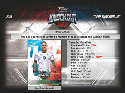 2025 Topps Knockout UFC Hobby Box (Preorder)