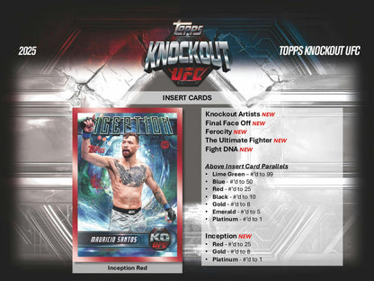 2025 Topps Knockout UFC Hobby Box (Preorder)
