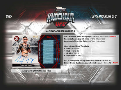 2025 Topps Knockout UFC Hobby Box (Preorder)