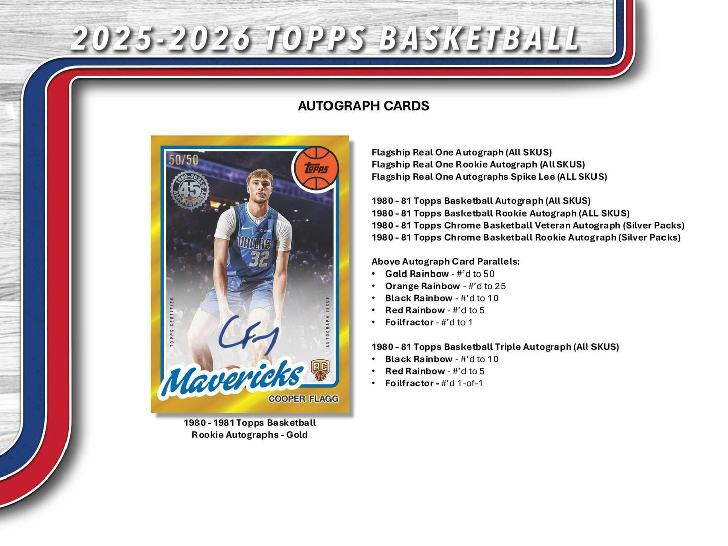 2025/26 Topps Flagship Basketball 7-Pack Blaster Box