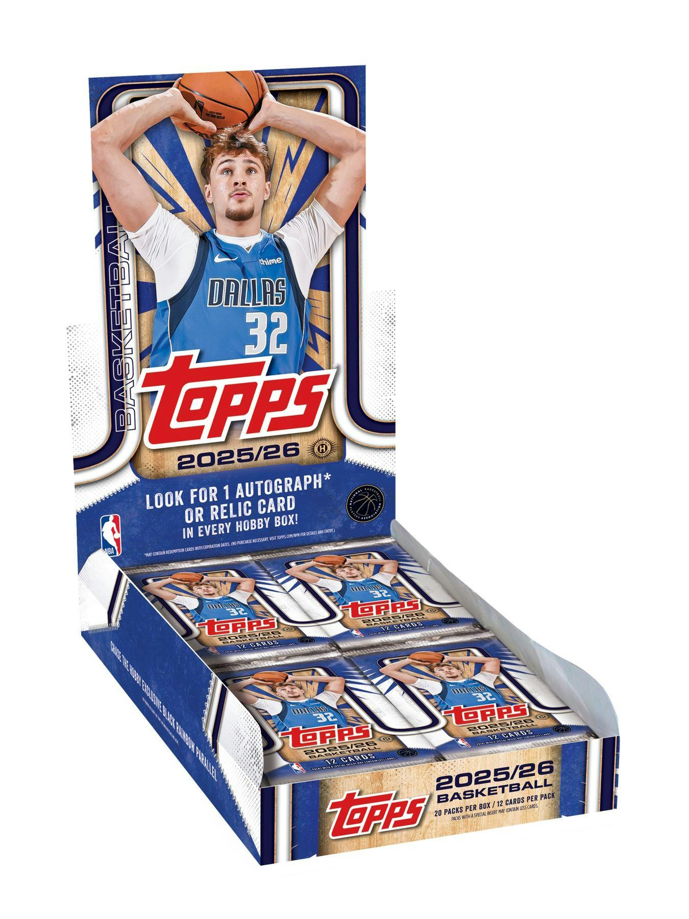 2025/26 Topps Basketball Hobby 12-Box Case