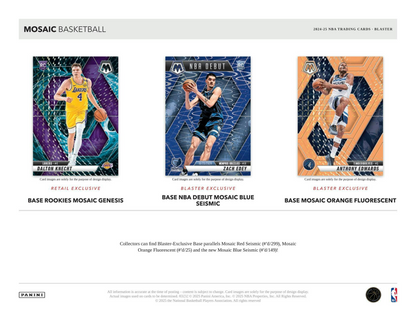 2024/25 Panini Mosaic Basketball Mega Box (Reactive Blue!)