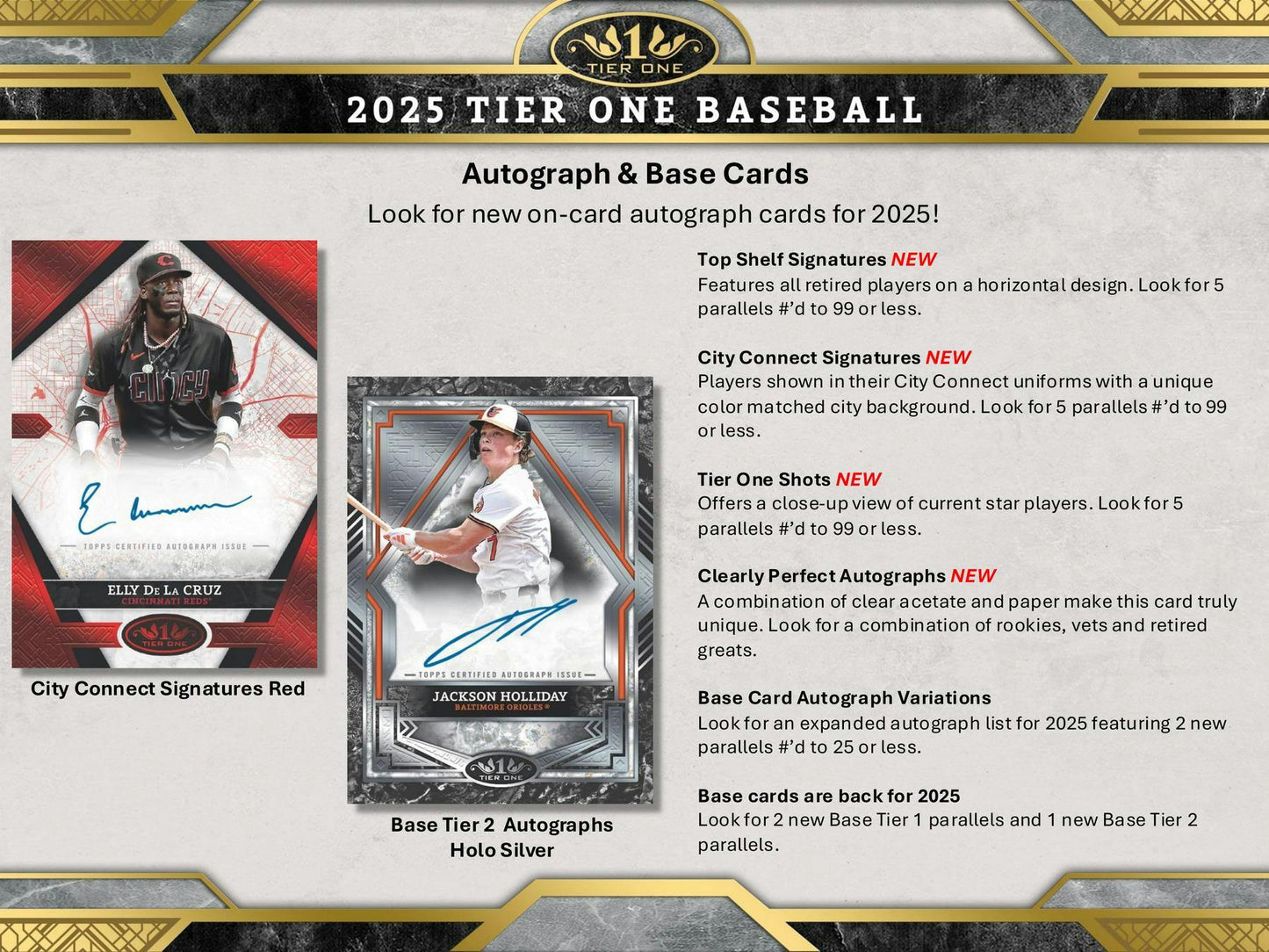 2025 Topps Tier One Baseball Hobby Box