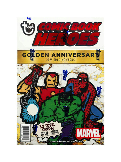 Marvel Comic Book Heroes 1975 Golden Anniversary Hobby 10-Box Case (Topps 2025)