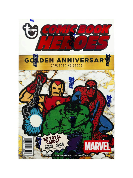 Marvel Comic Book Heroes 1975 Golden Anniversary Hobby 10-Box Case (Topps 2025)