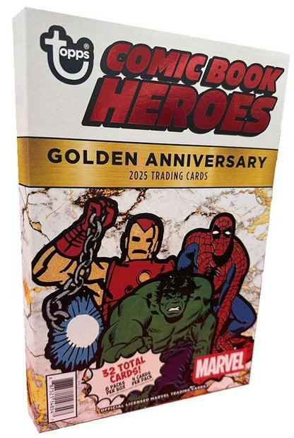 Marvel Comic Book Heroes 1975 Golden Anniversary Hobby 10-Box Case (Topps 2025)