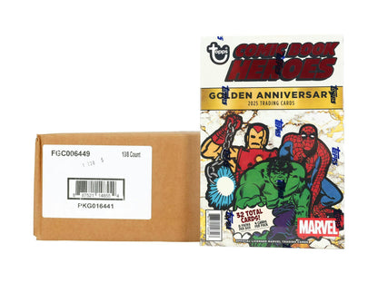 Marvel Comic Book Heroes 1975 Golden Anniversary Hobby 10-Box Case (Topps 2025)