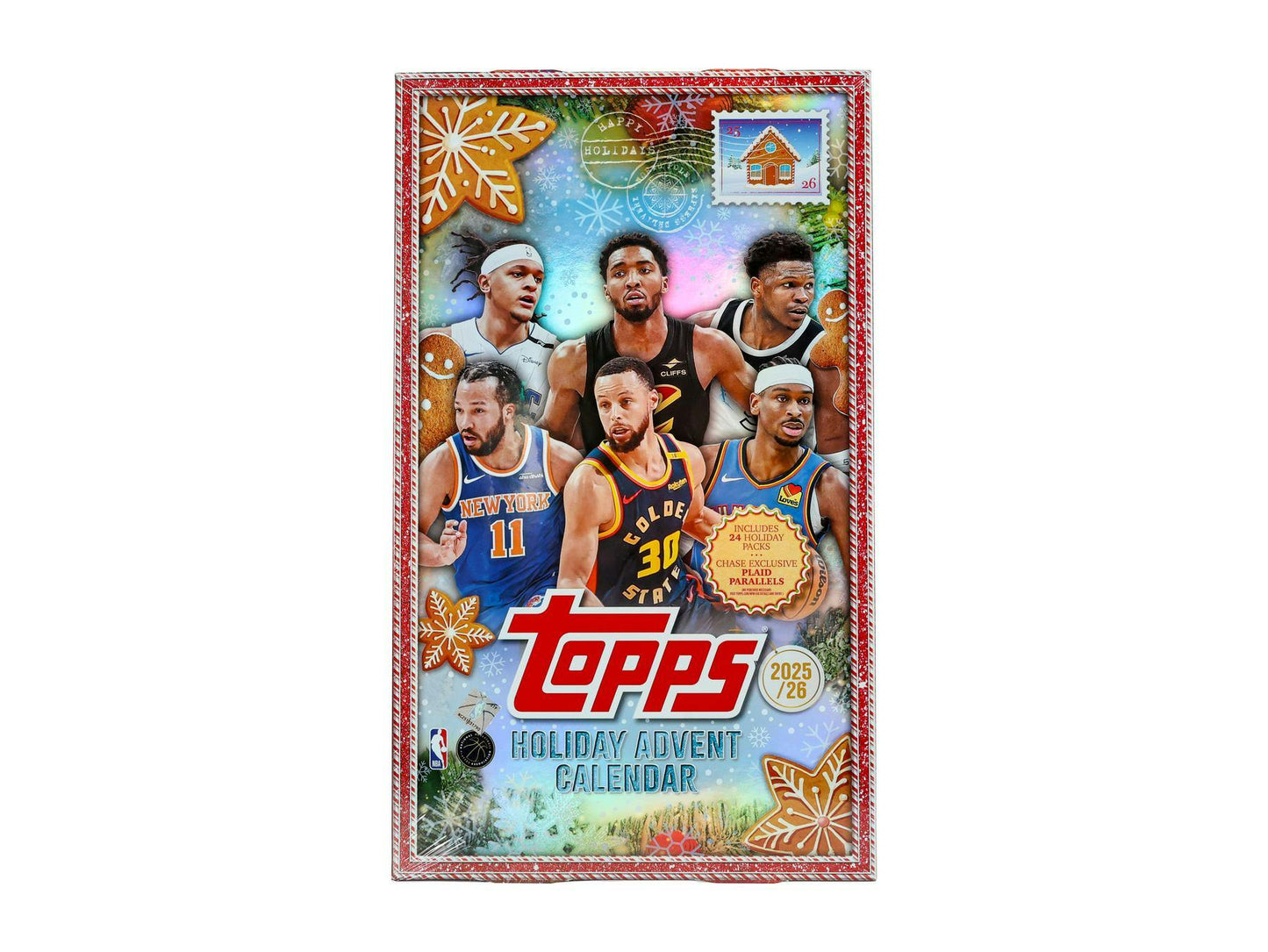 2025/26 Topps Holiday Basketball Countdown Calendar Box