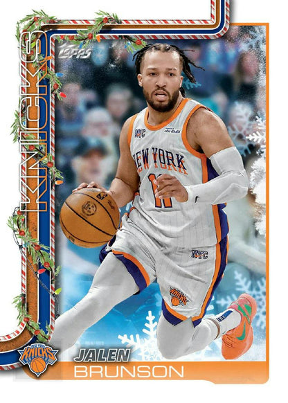 2025/26 Topps Holiday Basketball Countdown Calendar Box