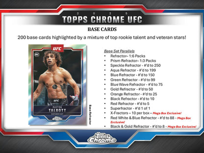 2025 Topps Chrome UFC Mega Box