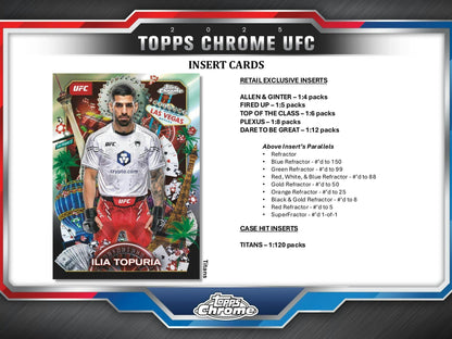 2025 Topps Chrome UFC Mega Box