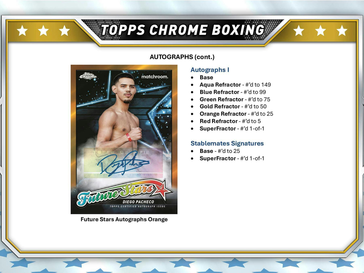 2024 Topps Chrome Boxing Hobby Box
