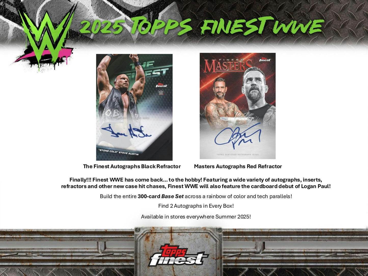 2025 Topps Finest WWE Hobby Box