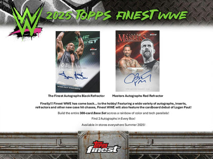 2025 Topps Finest WWE Hobby Box