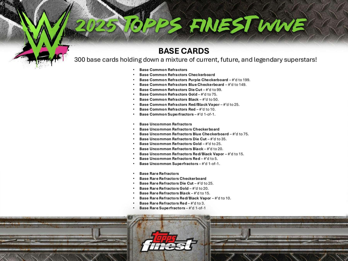 2025 Topps Finest WWE Hobby Box