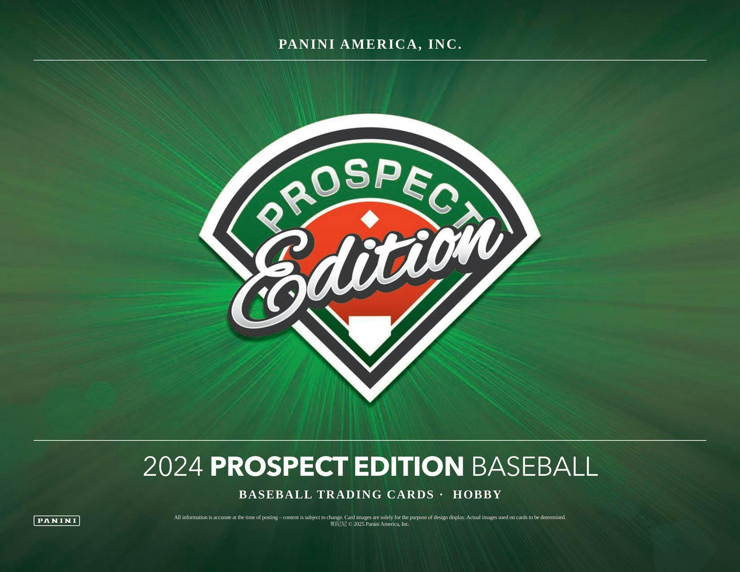 2024 Panini Prospect Edition Baseball Hobby Box