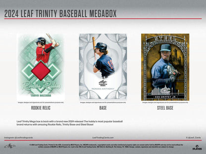 2024 Leaf Trinity Baseball Mega Box