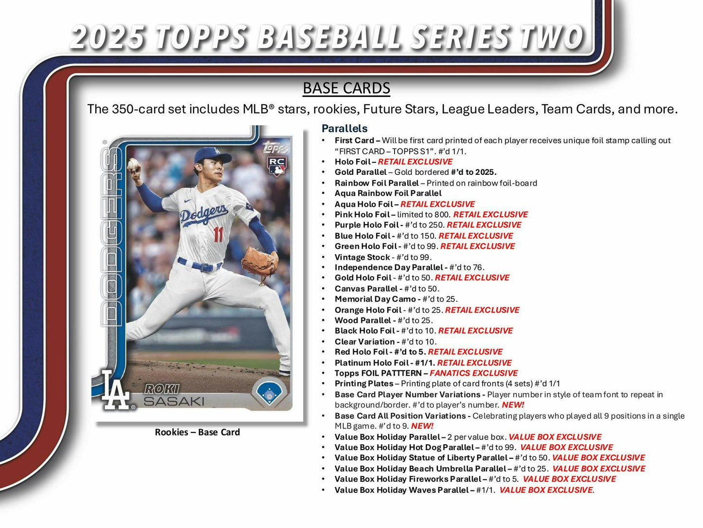 2025 Topps Series 2 Baseball 7-Pack Blaster Box
