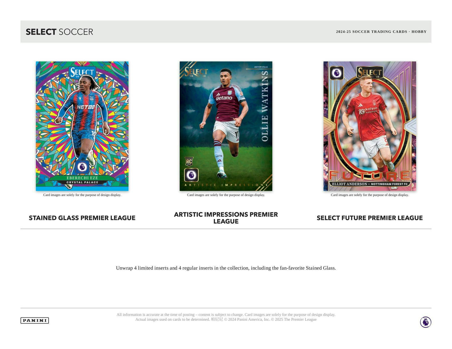 2024/25 Panini Select Premier League EPL Soccer Hobby Box