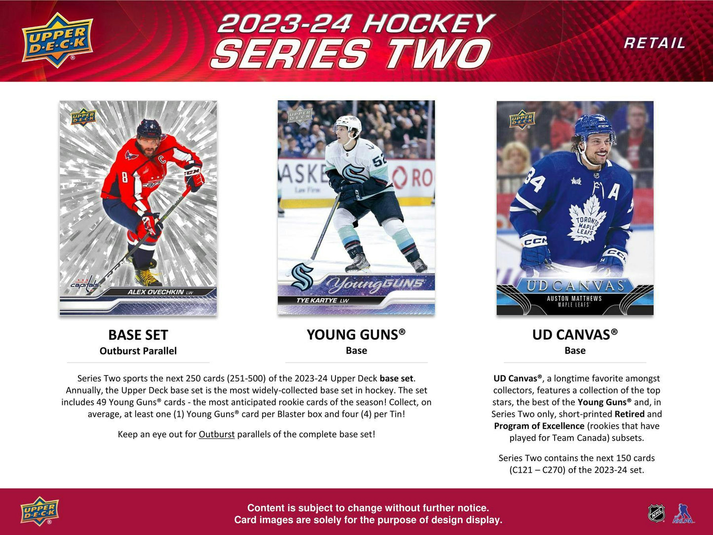 2023/24 Upper Deck Series 2 Hockey 4-Pack Blaster Box
