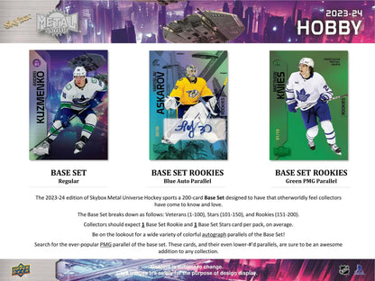 2023/24 Upper Deck Skybox Metal Universe Hockey Hobby Box