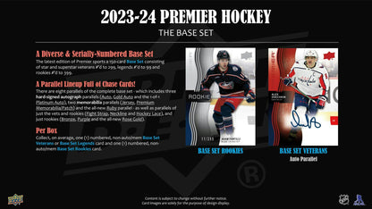2023/24 Upper Deck Premier Hockey Hobby Box